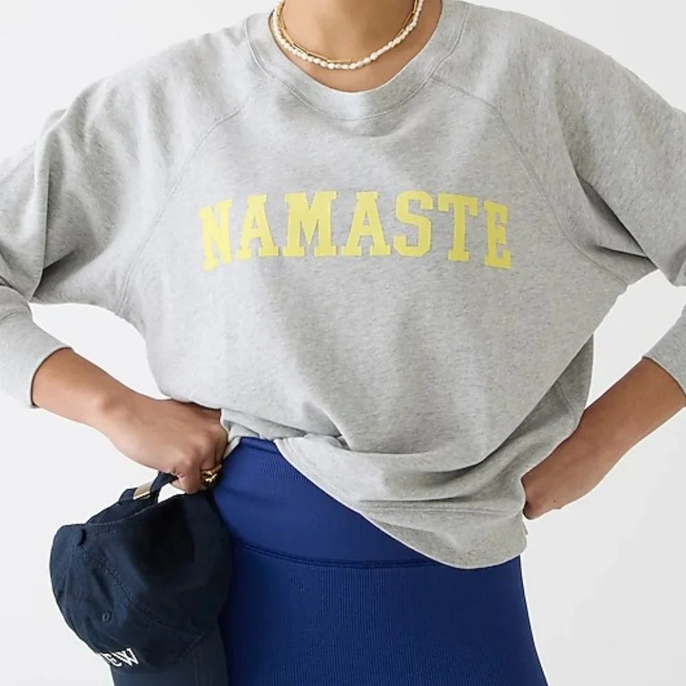 J. Crew Magic Rinse Sweatshirt and Jogger Set M
